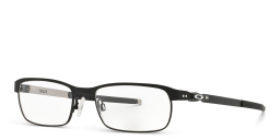 Oakley Tincup Rectangle Eyeglasses in Powder Coal – Product Photo 2