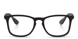 Ray-Ban Unisex Square Eyeglasses in Black – Product Photo 1