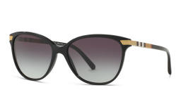 BURBERRY Cat Eye Sunglasses in Black – Product Photo 2