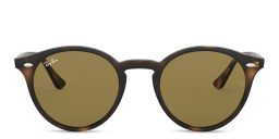 Ray-Ban Unisex Round Sunglasses in Light Havana – Product Photo 1