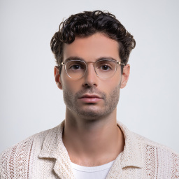 نظارات طبية نوكا بإطار دائري للجنسين من ميكيتا بلون شفاف - صورة المنتج 7