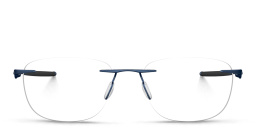 Shop Oakley Rimless Rectangle Eyeglasses in Satin Midnight online.