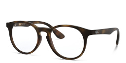 Ray-Ban Junior Kids Round Eyeglasses in Havana – Product Photo 2