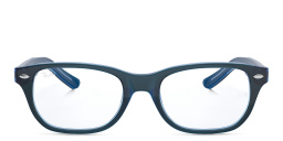 Ray-Ban Kids Rectangle Eyeglasses in Blue – Product Photo 1