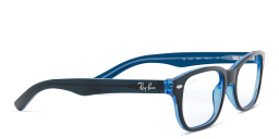 Ray-Ban Kids Rectangle Eyeglasses in Blue – Product Photo 4