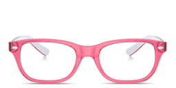 Kids Rectangle Eyeglasses من راي بان بلون زهري - صورة المنتج 1