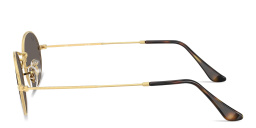 Ray-Ban Oval Unisex Sunglasses With Flat Lenses in Arista Gold – Product Photo 3