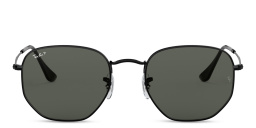 Ray-Ban Hexagonal Flat Lenses Sunglasses in Black – Product Photo 1