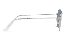 Ray-Ban Hexagonal Unisex Sunglasses in Silver – Product Photo 3