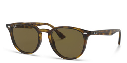 Ray-Ban Unisex Round Sunglasses in Light Havana – Product Photo 2