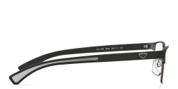 Emporio Armani Rectangle Eyeglasses in Black – Product Photo 3