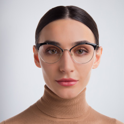 MIU MIU Cat Eye Eyeglasses in Gold – Product Photo 4