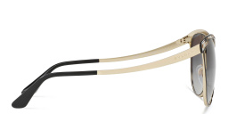 BVLGARI Panthos Sunglasses in Black/Pale Gold – Product Photo 3