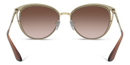 BVLGARI Panthos Sunglasses in Brown/Pale Gold – Product Photo 4