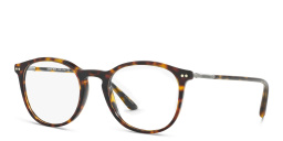 GIORGIO ARMANI Panthos Eyeglasses in Dark Havana – Product Photo 2