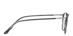 GIORGIO ARMANI Round Eyeglasses in Grey – Product Photo 3