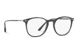 GIORGIO ARMANI Round Eyeglasses in Grey – Product Photo 4
