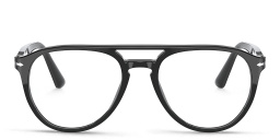 نظارات طبية أفياتور من بيرسول بلون أسود - صورة المنتج 1