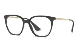 PRADA Square Eyeglasses in Black – Product Photo 2