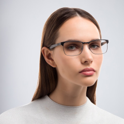 Ray-Ban Optics Unisex Square Eyeglasses in Black – Product Photo 6