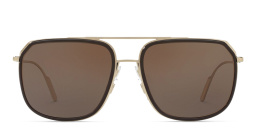 نظارة شمسية مربعة من دولتشي آند غابانا بلون بني - صورة المنتج 1