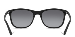 نظارات شمسية مربّعة من جورجو أرماني بلون أسود مطفي - صورة المنتج 4