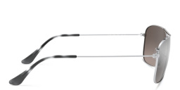 Ray-Ban Unisex Square Sunglasses in Silver – Product Photo 3