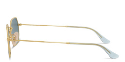 Shop Ray-Ban Octagonal Classic Unisex Sunglasses in Arista Gold online.