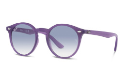 نظارات شمسية طراز بانتوس للأطفال من راي بان جونيور بلون أرجواني أوبال - صورة المنتج 2