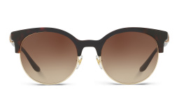 VERSACE Greca Motif Round Sunglasses in Havana – Product Photo 1