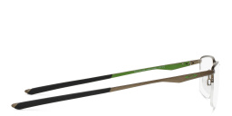 Oakley SOCKET 5.5 Half-Rim Rectangle Eyeglasses in Satin Pewter – Product Photo 3