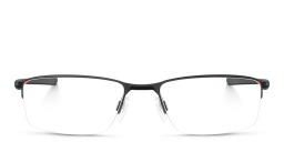 Oakley SOCKET 5.5 Half-Rim Rectangle Eyeglasses in Satin Black – Product Photo 1