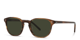 OLIVER PEOPLES Round Sunglasses in Tuscany Tortoise – Product Photo 2