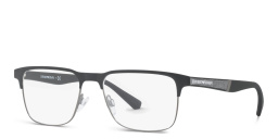 Emporio Armani Rectangle Eyeglasses in Black – Product Photo 2