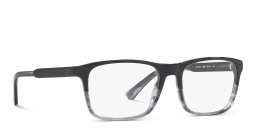 Emporio Armani Rectangle Eyeglasses in Black – Product Photo 4