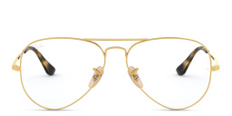Ray-Ban Pilot Optics Eyeglasses in Gold – Product Photo 1