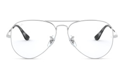 Ray-Ban Pilot Optics Eyeglasses in Silver – Product Photo 1