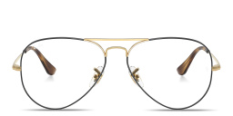 Ray-Ban Pilot Optics Eyeglasses in Havana On Arista – Product Photo 1