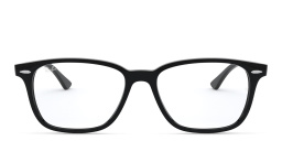 Ray-Ban Unisex Square Eyeglasses in Black – Product Photo 1