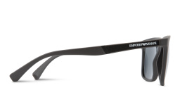 Emporio Armani Square Sunglasses in Matte Brown – Product Photo 3