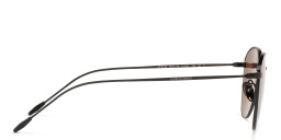 نظارة شمسية مربعة من جورجو أرماني بلون أسود مطفي - صورة المنتج 3