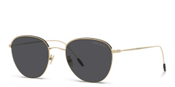 نظارات شمسية مربّعة من جورجو أرماني بلون ذهبي - صورة المنتج 2