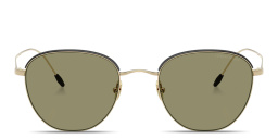 GIORGIO ARMANI Square Sunglasses in Matte Black/Pale Gold – Product Photo 1