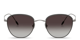 Shop GIORGIO ARMANI Square Sunglasses in Matte Gunmetal online.