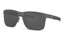 Oakley HOLBROOK™ METAL Square Polarized Sunglasses in Matte Gunmetal – Product Photo 2