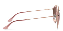 Ray-Ban Round Double Bridge Sunglasses in Copper – Product Photo 3