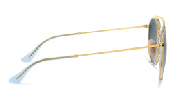 Ray-Ban Round Double Bridge Sunglasses in Gold – Product Photo 3