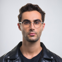 SAINT LAURENT Unisex Round Eyeglasses in Black – Product Photo 7