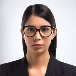 SAINT LAURENT Round Eyeglasses in Black – Product Photo 5