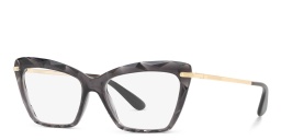Dolce & Gabbana Cat Eye Eyeglasses in Grey – Product Photo 2